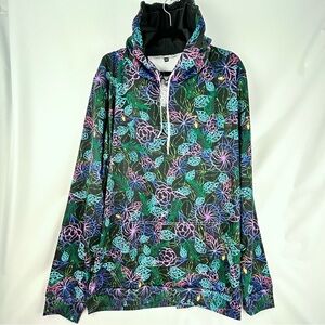 EPIC Hoodie light night floral 3XL
